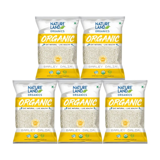 Organic Barley dalia 500 gm( Pack of 5)